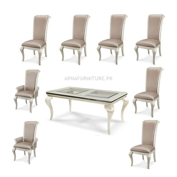 Buy Diana Eight Seater Dining Table Set at Best Price Online in Pakistan on Apnafurniture.pk