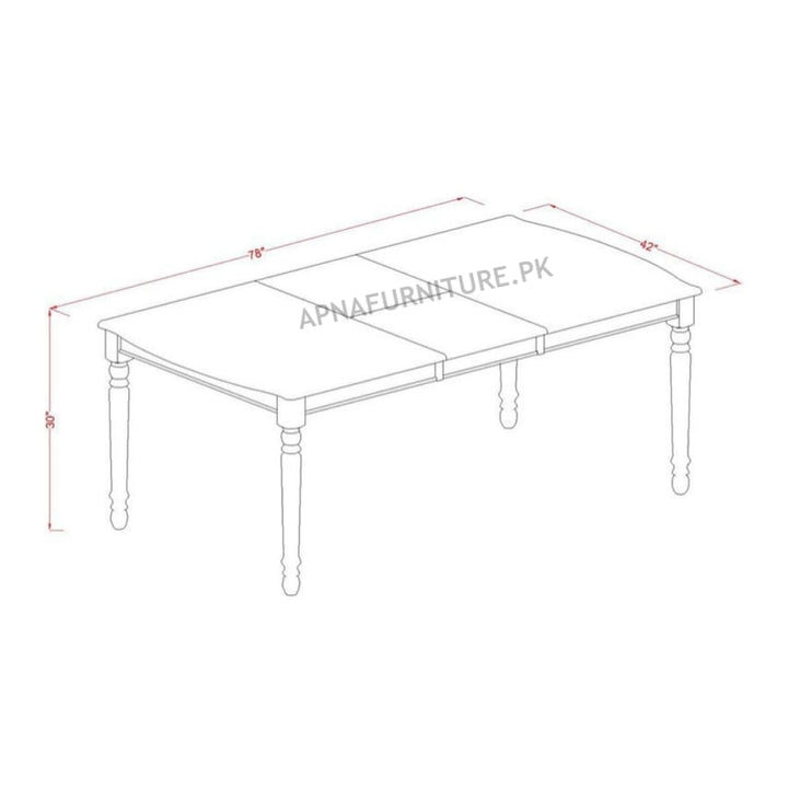 Buy Ian Eight Seater Dining Table Set at Best Price Online in Pakistan on Apnafurniture.pk