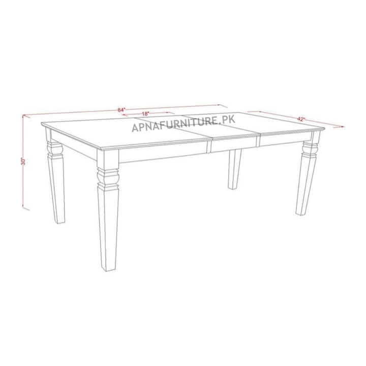 Buy Naomi Eight Seater Dining Table Set at Best Price Online in Pakistan on Apnafurniture.pk