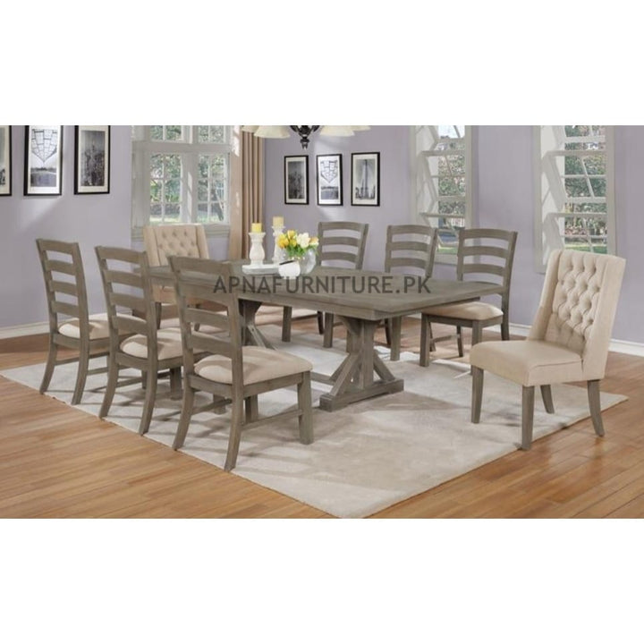Buy Tabitha Eight Seater Dining Table Set at Best Price Online in Pakistan on Apnafurniture.pk