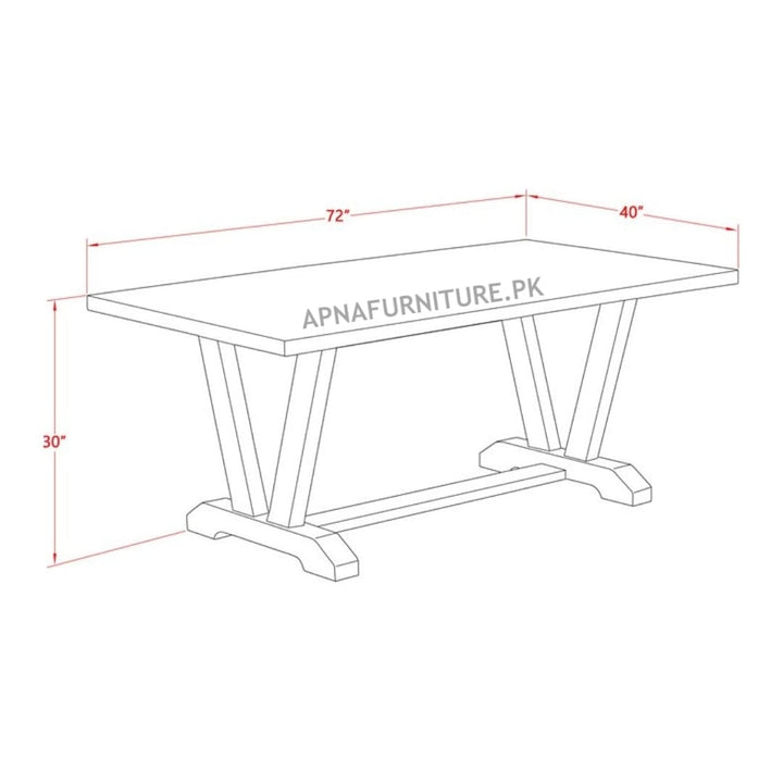 Buy Uriel Eight Seater Dining Table Set at Best Price Online in Pakistan on Apnafurniture.pk