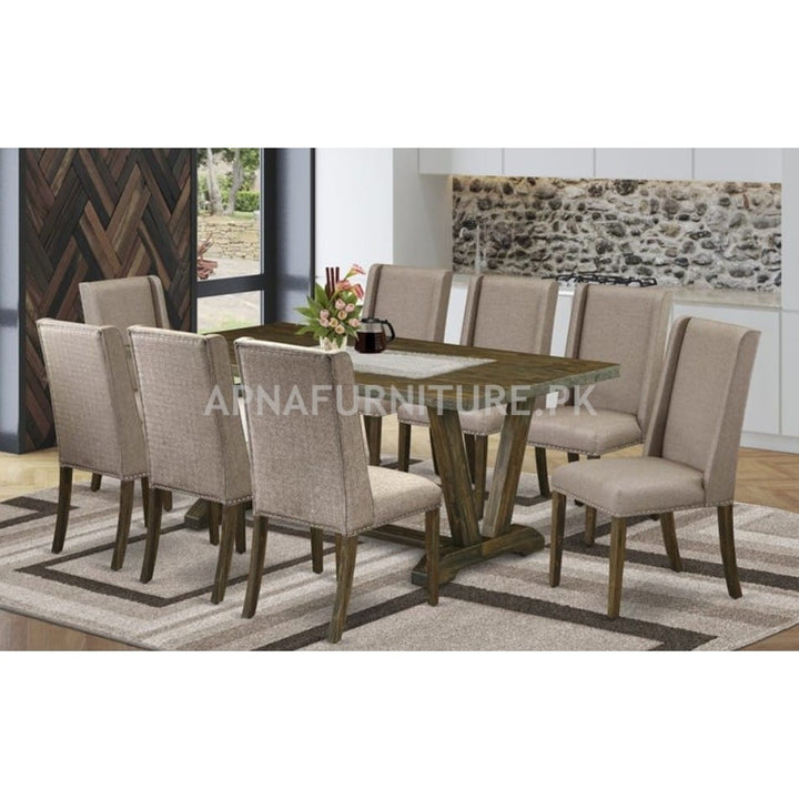 Buy Uriel Eight Seater Dining Table Set at Best Price Online in Pakistan on Apnafurniture.pk