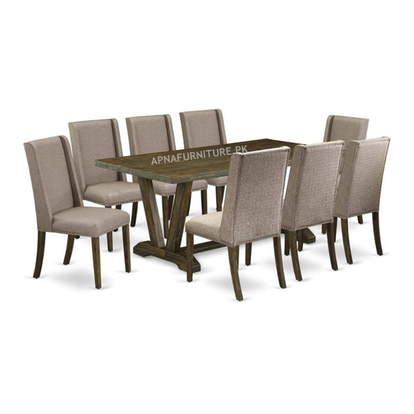 Buy Uriel Eight Seater Dining Table Set at Best Price Online in Pakistan on Apnafurniture.pk