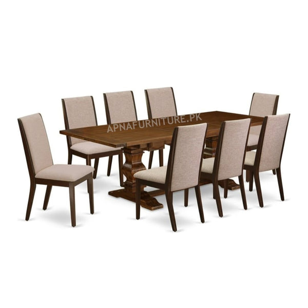 Walter Eight Seater Dining Table Set Apnafurniture.pk 8 Seater Dining Table Sets