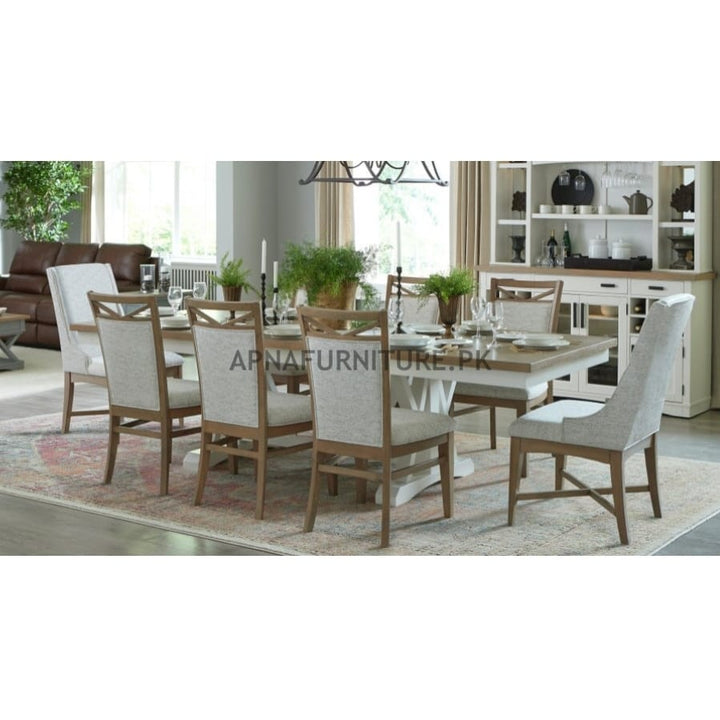 Buy Xenia Eight Seater Dining Table Set at Best Price Online in Pakistan on Apnafurniture.pk