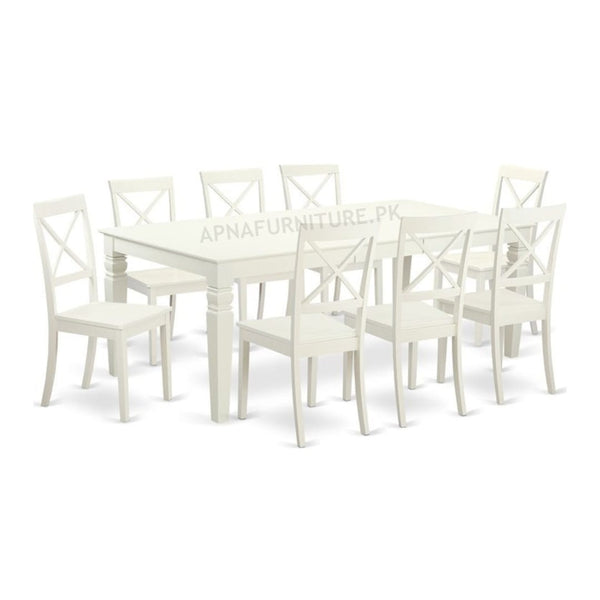 Zachary Eight Seater Dining Table Set Apnafurniture.pk 8 Seater Dining Table Sets