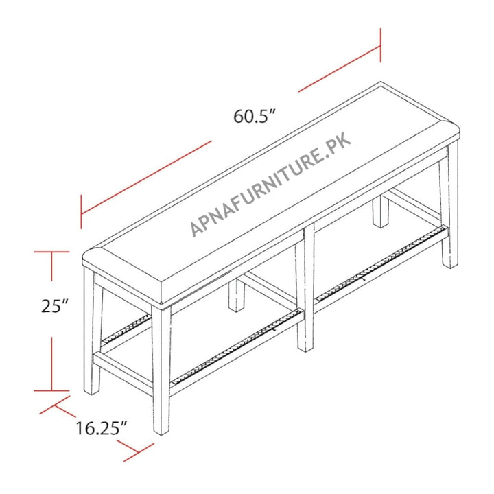 Buy Simeon Dining Bench at Best Price Online in Pakistan on Apnafurniture.pk