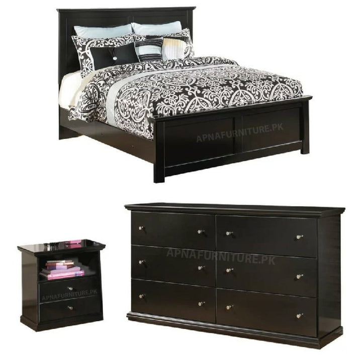 Buy Elin Double Bed set at Best Price Online in Pakistan on Apnafurniture.pk