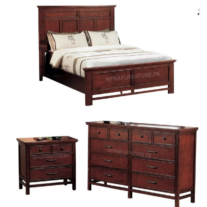 Buy Evan Double Bed set at Best Price Online in Pakistan on Apnafurniture.pk