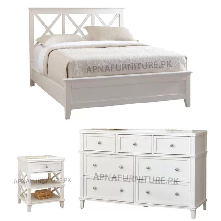 Buy Niko Double Bed set at Best Price Online in Pakistan on Apnafurniture.pk