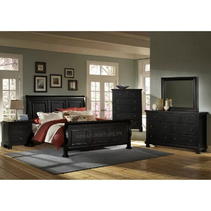 Buy Crosby Double Bed set at Best Price Online in Pakistan on Apnafurniture.pk