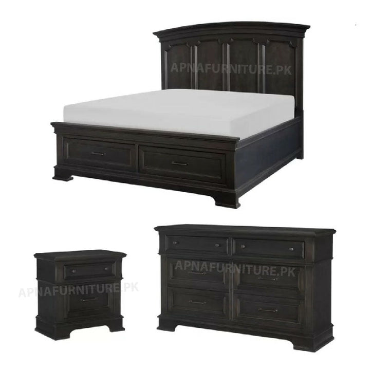 Buy Soneri Double Bed set at Best Price Online in Pakistan on Apnafurniture.pk