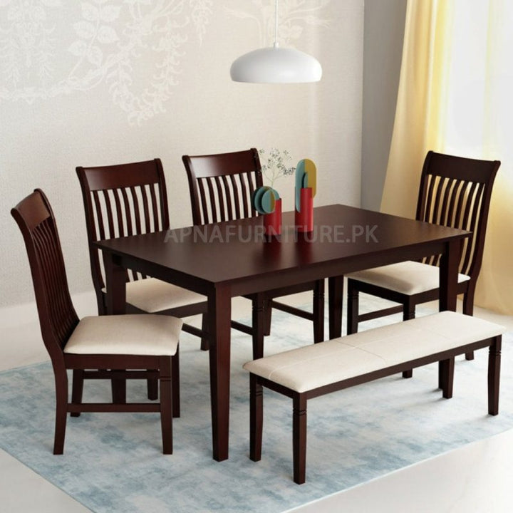 Buy Anno 6 Seater Dining Table Set at Best Price Online in Pakistan on Apnafurniture.pk