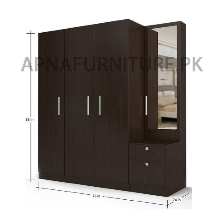 Buy Haley Three Door Wardrobe at Best Price Online in Pakistan on Apnafurniture.pk