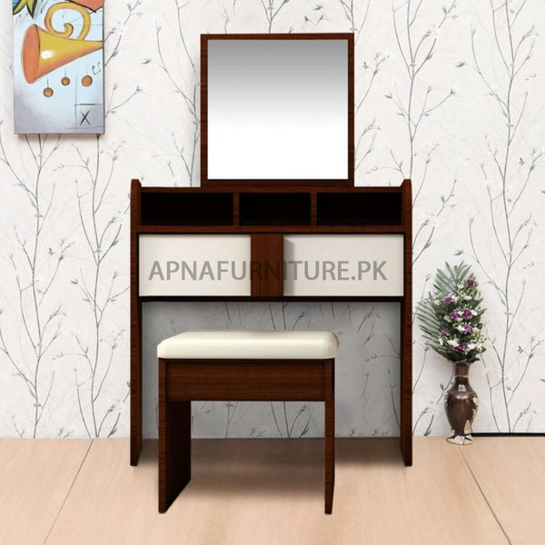 Buy Reuben Dressing Table with Stool at Best Price Online in Pakistan on Apnafurniture.pk