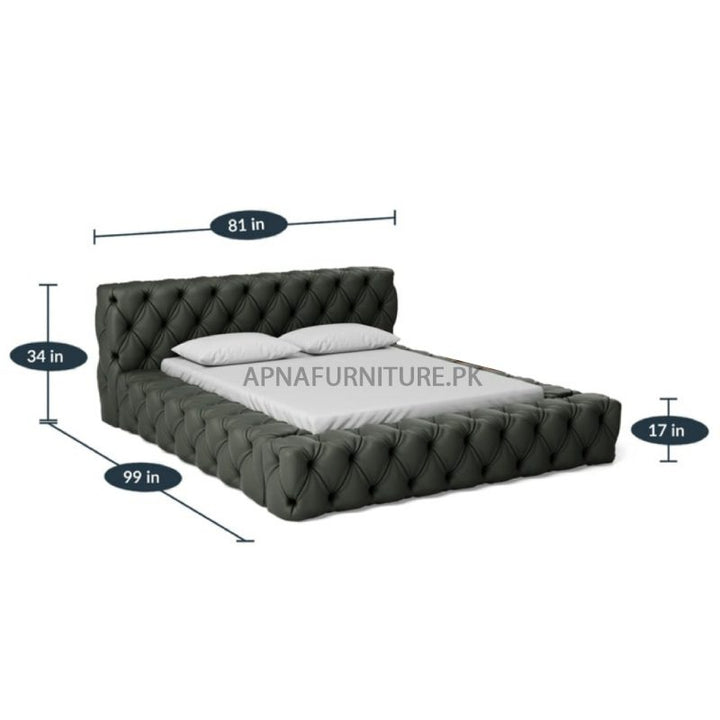 Buy Samuel Double Bed at Best Price Online in Pakistan on Apnafurniture.pk
