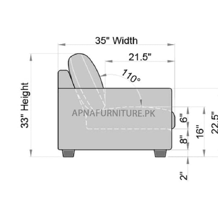 Lyric Three Seater Sofa Apnafurniture.pk Study Room Sofas