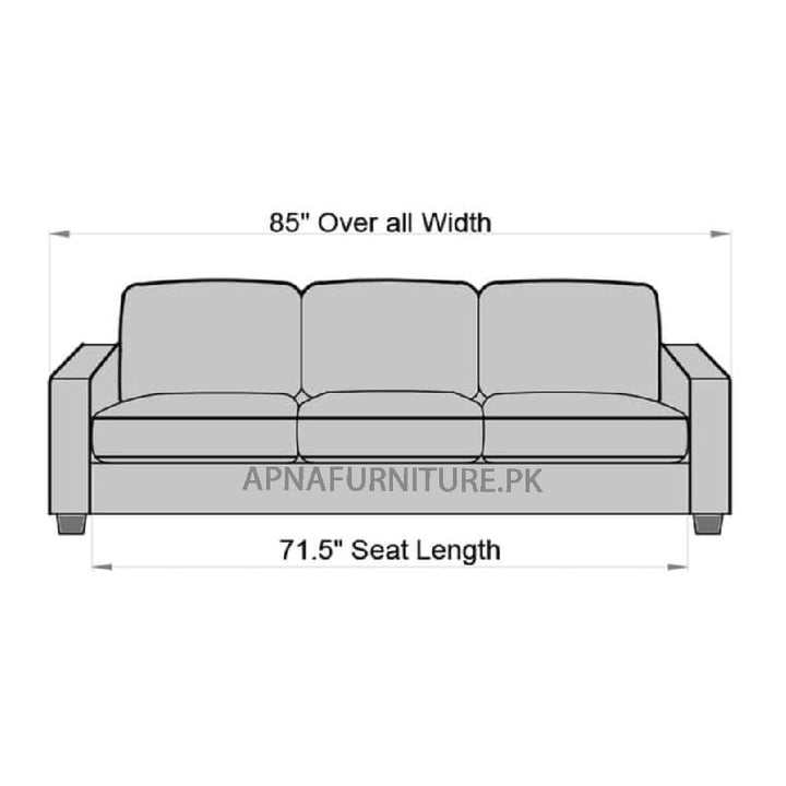 Lyric Three Seater Sofa Apnafurniture.pk Study Room Sofas