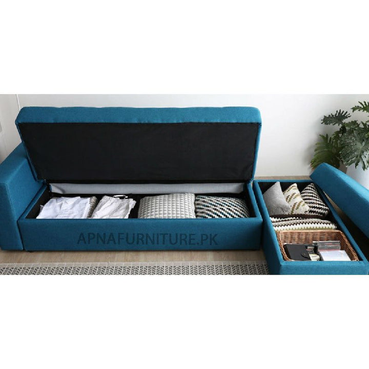 Buy Crystal L Shaped Sofa at Best Price Online in Pakistan on Apnafurniture.pk