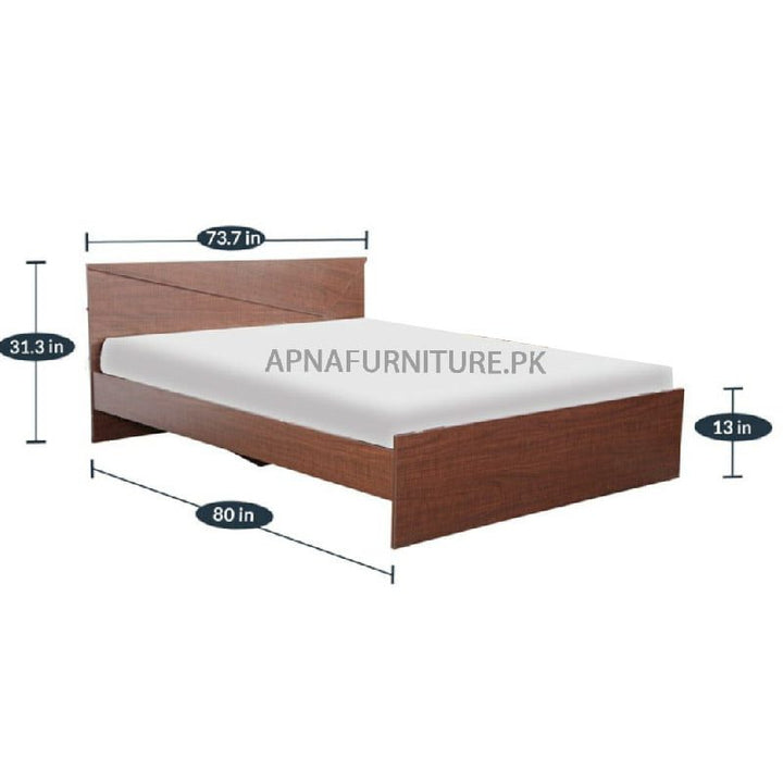 Buy Morgan Double Bed with Light at Best Price Online in Pakistan on Apnafurniture.pk