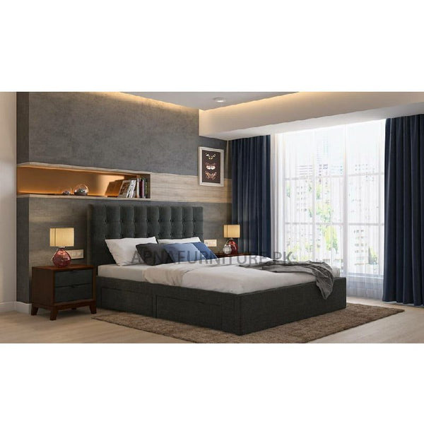 Buy Adalyn Storage Double Bed at Best Price Online in Pakistan on Apnafurniture.pk