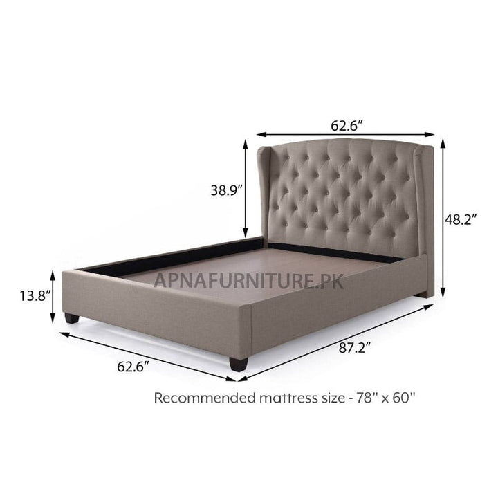 Buy Angel Double Bed at Best Price Online in Pakistan on Apnafurniture.pk