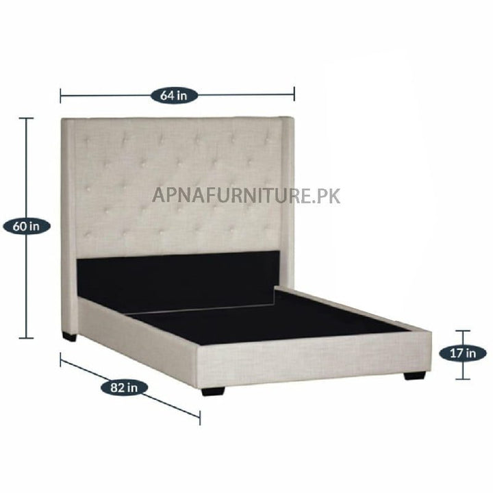 Buy Eliana Double Bed at Best Price Online in Pakistan on Apnafurniture.pk