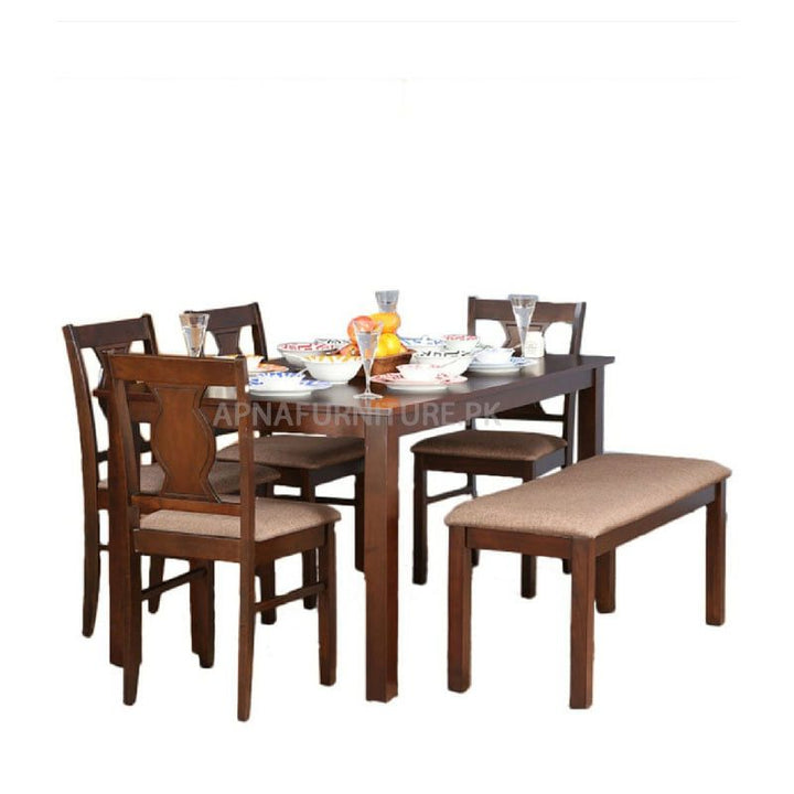 Buy Breanna 6 Seater Dining Table Set at Best Price Online in Pakistan on Apnafurniture.pk