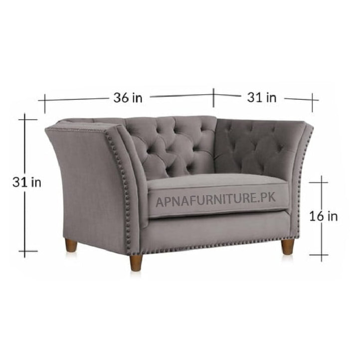 Buy Cora Single Sofa at Best Price Online in Pakistan on Apnafurniture.pk