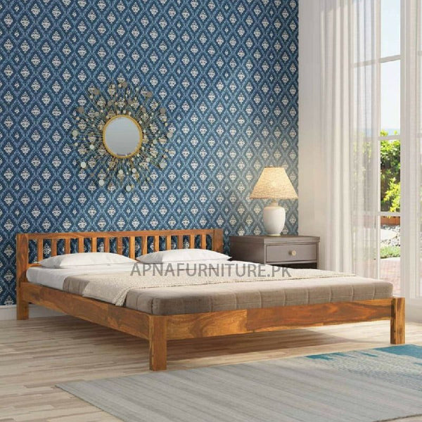 Buy Melody Double Bed (Solid Wood) at Best Price Online in Pakistan on Apnafurniture.pk