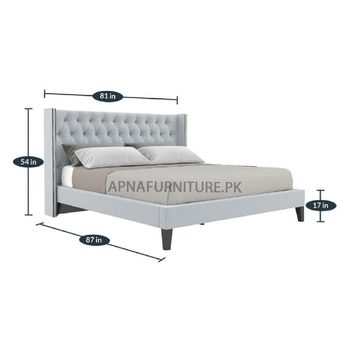Buy Maggie Double Bed at Best Price Online in Pakistan on Apnafurniture.pk