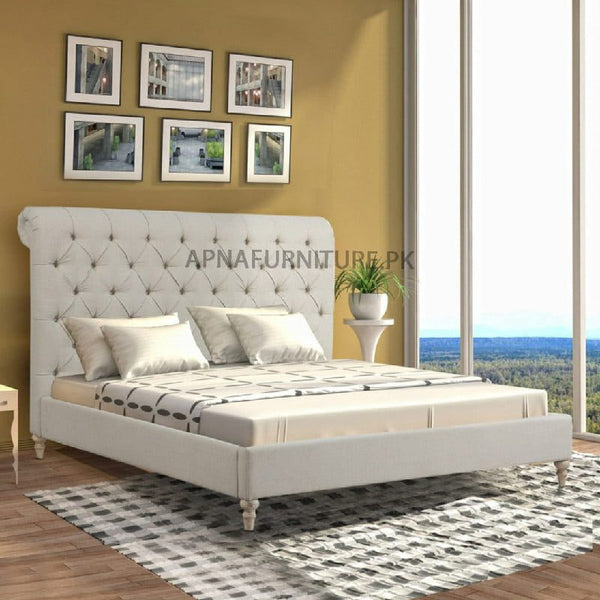 Buy Camille Upholstered Double Bed at Best Price Online in Pakistan on Apnafurniture.pk