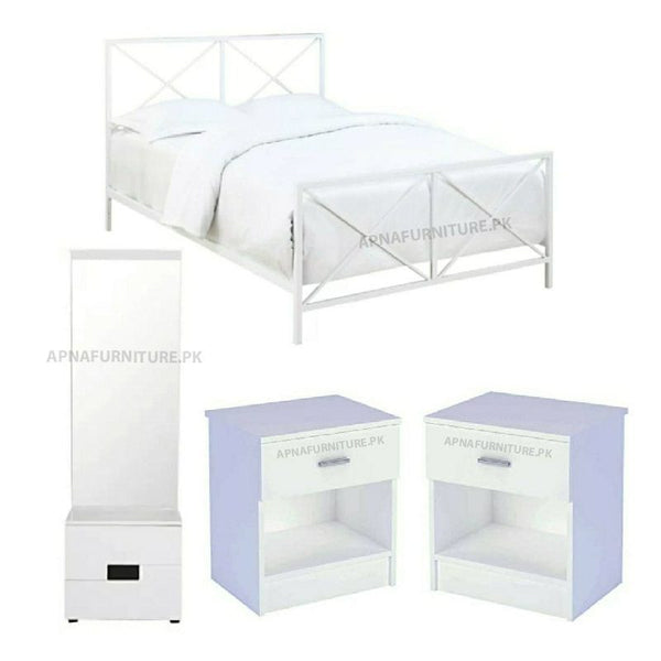 Derry Iron Double Bed set Apnafurniture.pk Wrought Iron Beds