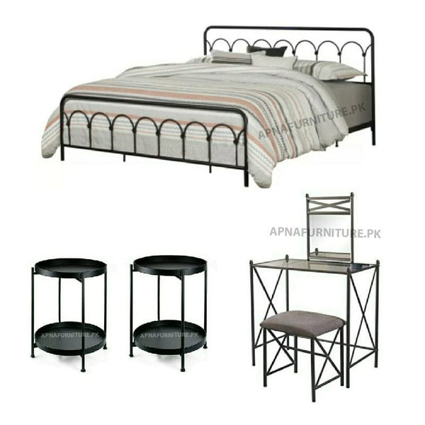 Beverly Iron Double Bed set Apnafurniture.pk Wrought Iron Beds