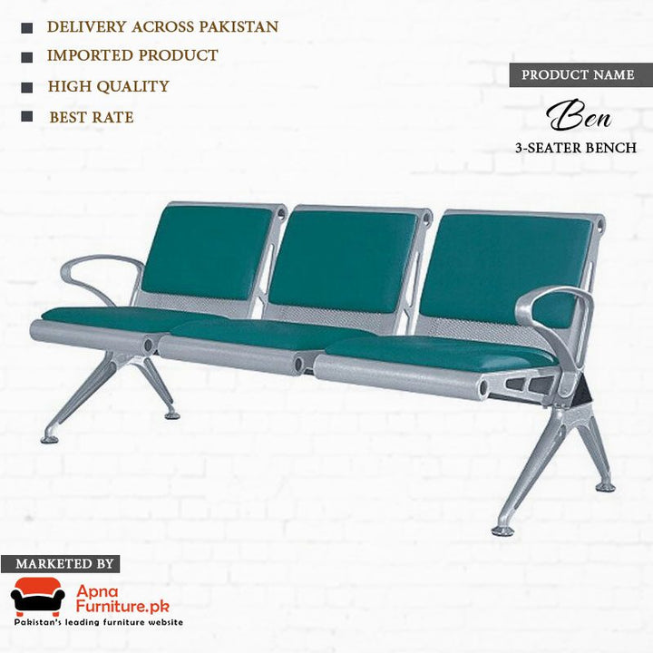 Ben 3 Seater Bench Apnafurniture.pk WOODPECKER