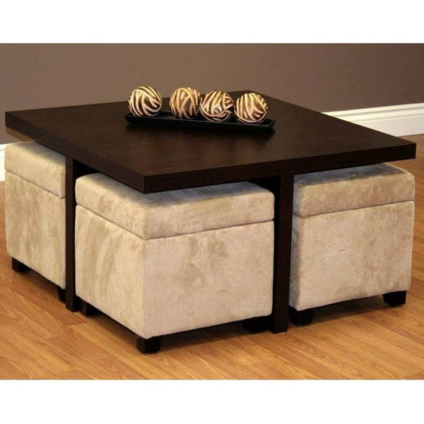 Buy Center Table with Ottoman at Best Price Online in Pakistan on Apnafurniture.pk