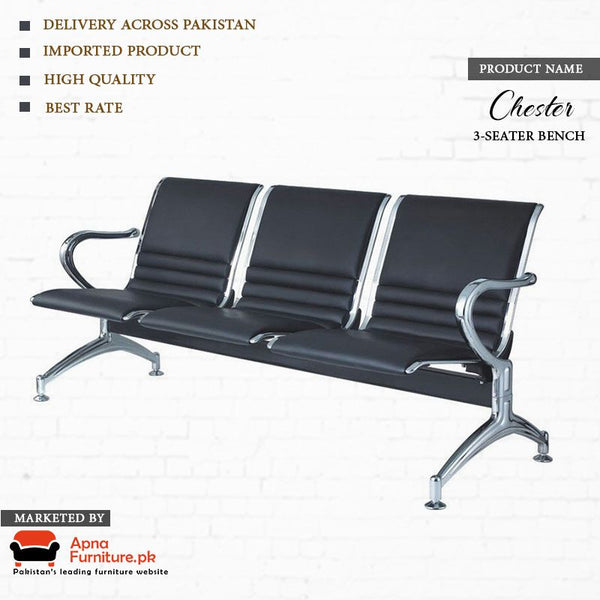 Chester - three seater bench Apnafurniture.pk WOODPECKER