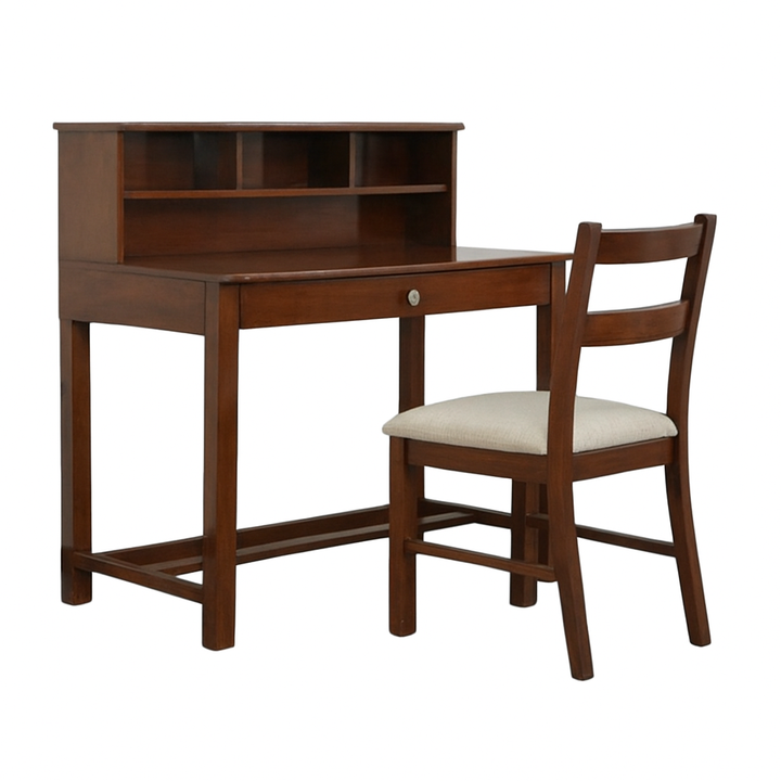 Buy Derry Wooden Study Table with Chair at Best Price Online in Pakistan on Apnafurniture.pk (Pakistan)