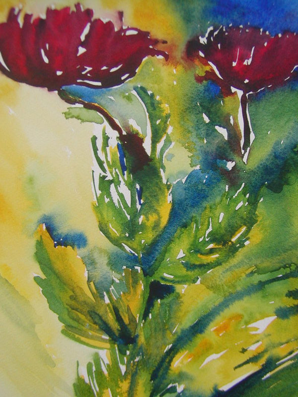 Buy Poppies on my Terrace Garden - Painting III at Best Price Online in Pakistan on Apnafurniture.pk