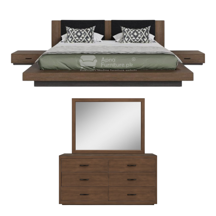 Buy Leena 5 Piece Bed Set at Best Price Online in Pakistan on Apnafurniture.pk (Pakistan)