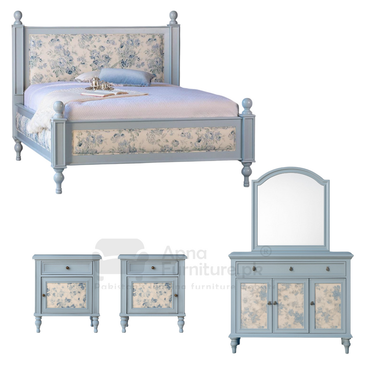 Buy Leen Double Bed Set at Best Price Online in Pakistan on Apnafurniture.pk (Pakistan)