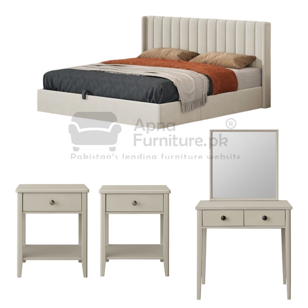 Buy Dove Double Bed Set (5 Piece) at Best Price Online in Pakistan on Apnafurniture.pk (Pakistan)
