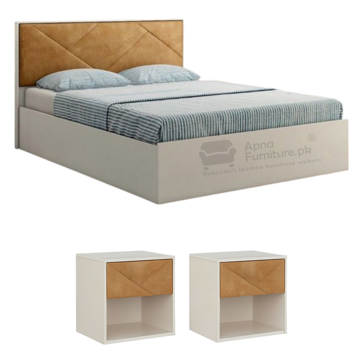 Buy Ethem Double Bed Set at Best Price Online in Pakistan on Apnafurniture.pk (Pakistan)