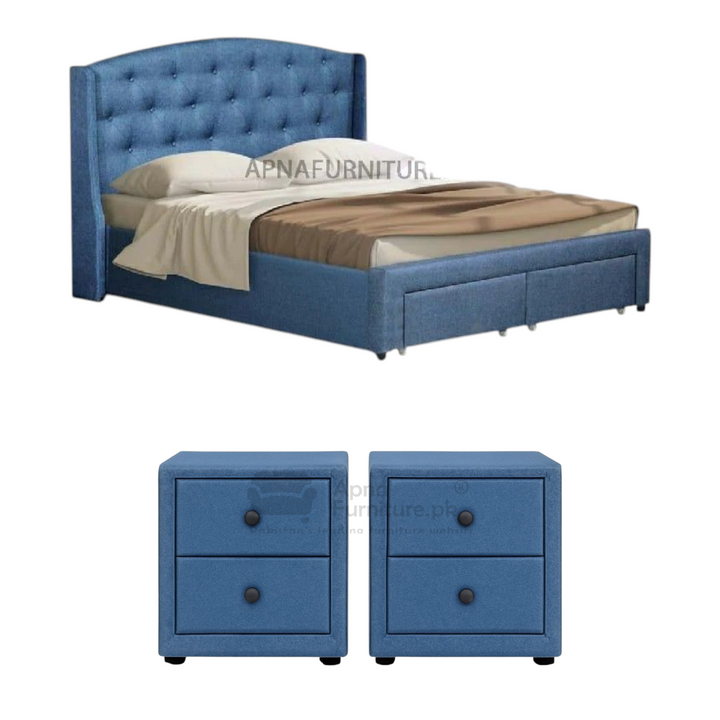 Buy Arzu Bed Set 5 Piece at Best Price Online in Pakistan on Apnafurniture.pk (Pakistan)