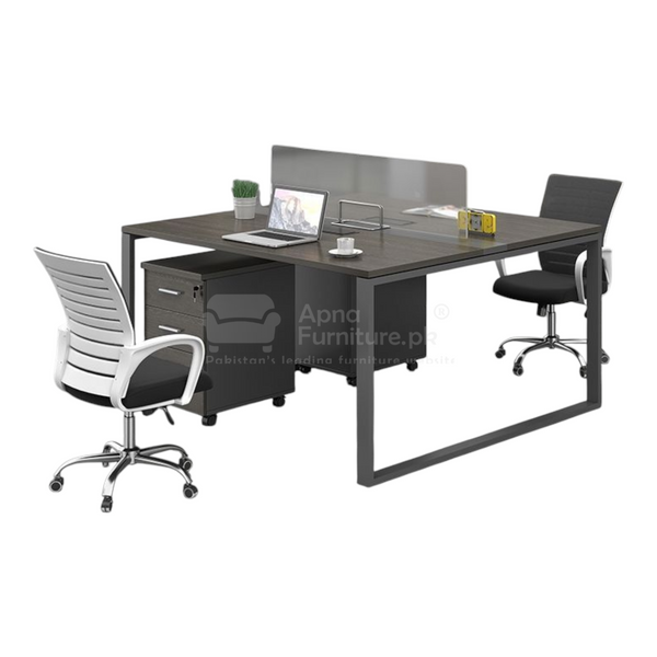 Buy Raze Office Table with Storage Drawers (2 Persons - 4 x 4 ft) at Best Price Online in Pakistan on Apnafurniture.pk (Pakistan)