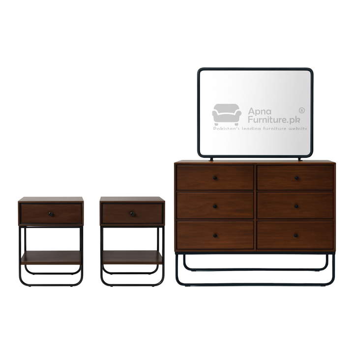 Buy Orhan Iron Bed Set (5 Piece) at Best Price Online in Pakistan on Apnafurniture.pk (Pakistan)