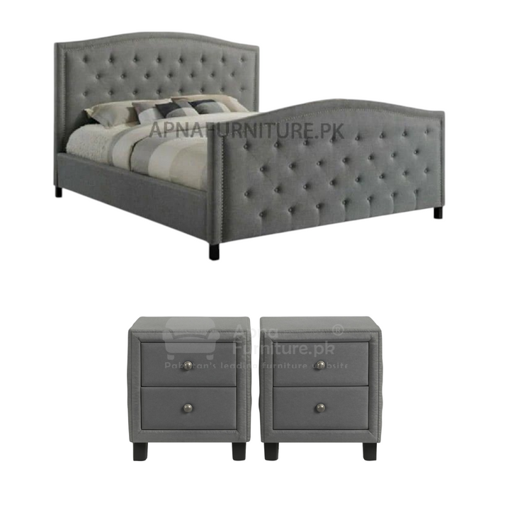 Buy Berta Double Bed Set 5 Piece at Best Price Online in Pakistan on Apnafurniture.pk (Pakistan)
