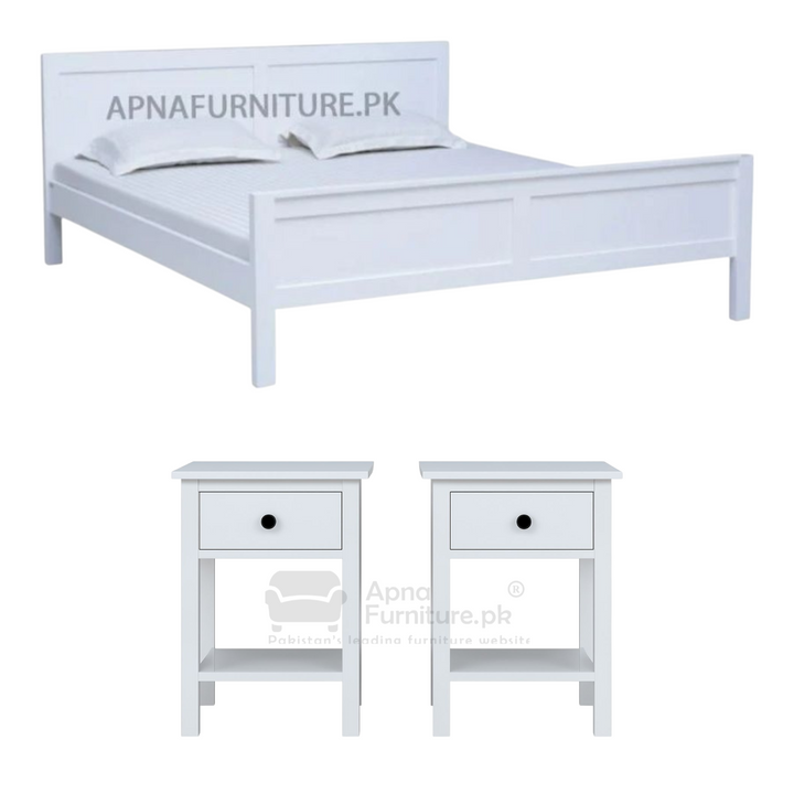 Buy Wane Double Bed Set (5 Piece) at Best Price Online in Pakistan on Apnafurniture.pk (Pakistan)