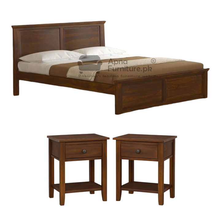 Buy Zerrin Bed Set 5 Piece at Best Price Online in Pakistan on Apnafurniture.pk (Pakistan)