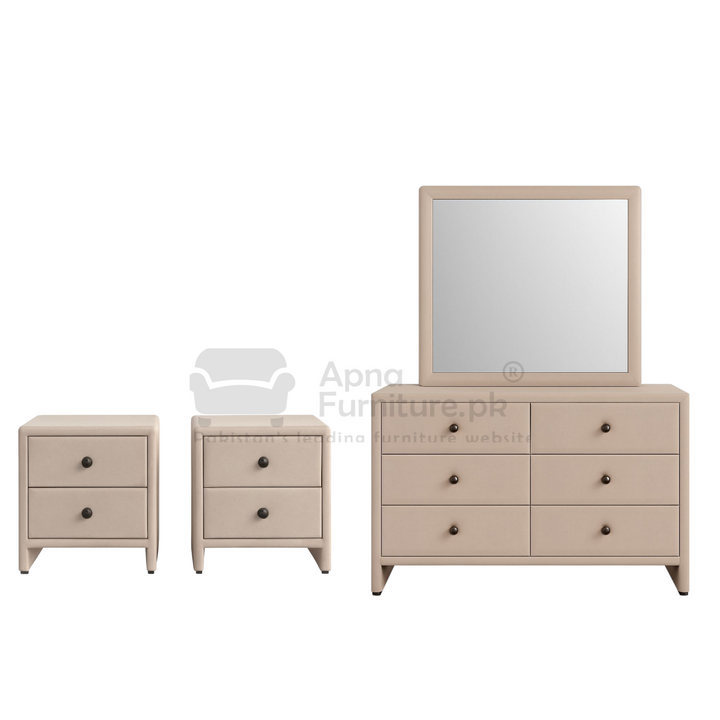 Buy Ela Double Bed Set 5 Piece at Best Price Online in Pakistan on Apnafurniture.pk (Pakistan)